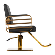 FAUTEUIL DE COIFFURE GABBIANO AVILA NOIR OR