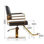 GABBIANO FRISEURSTUHL AVILA SCHWARZ GOLD