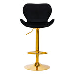 BAR STOOL QS-B15 VELVET BLACK