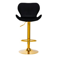 BAR STOOL QS-B15 VELVET BLACK