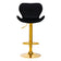 BAR STOOL QS-B15 VELVET BLACK