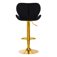 BAR STOOL QS-B15 VELVET BLACK