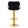 BAR STOOL QS-B15 VELVET BLACK