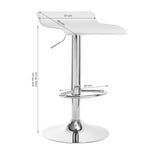 TABOURET DE BAR QS-B08 BLANC