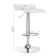 TABOURET DE BAR QS-B08 BLANC