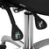 Cosmetic stool Giovanni 1004 black with silver base