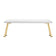 MANICURE STAND 6M GOLDEN WHITE PIK