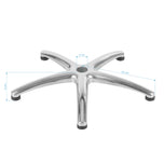 BASE FOR THE HAIRDRESSING CHAIR CROSS L008