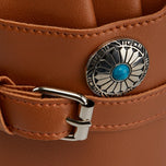 HOLSTER BELT FOR HAIR SCISSORS T14 BROWN