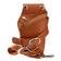 HOLSTER BELT FOR HAIR SCISSORS T11 BROWN