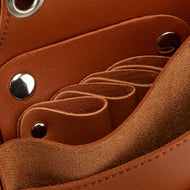 HOLSTER BELT FOR HAIR SCISSORS T11 BROWN
