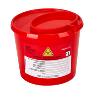 1 L RED MEDICAL WASTE CONTAINER