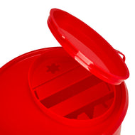1 L RED MEDICAL WASTE CONTAINER