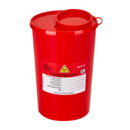 AFVALCONTAINER VOOR MEDISCH AFVAL 2 L ROOD