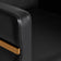 Gabbiano hairdressing chair Toledo gold black