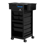 Aide coiffeur Gabbiano avec stérilisateur UV 68UV noir