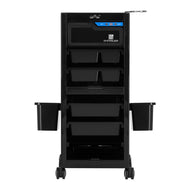 Aide coiffeur Gabbiano avec stérilisateur UV 68UV noir