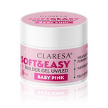 Claresa builder gel Soft & Easy gel baby pink 12g