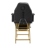 Cosmetic chair 557G with cuvettes black