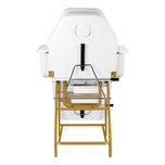 Cosmetic chair 557G with cuvettes white