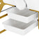 Cosmetic chair 557G with cuvettes white
