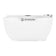 Nettoyeur à ultrasons ACD-3840 cap. 0,6L 31 W blanc