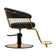 Gabbiano hairdressing chair Lille gold black
