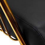 Gabbiano hairdressing chair Lille gold black