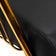 Gabbiano hairdressing chair Lille gold black