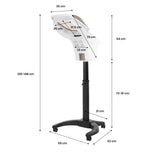 Gabbiano standing hairdressing sauna 408D white with active ozone