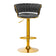4Rico Barhocker QS-B313a grauer Samt