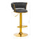 4Rico Barhocker QS-B313a grauer Samt