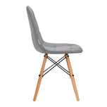 4Rico Cosmetische stoel QS-185 grijs