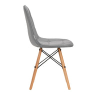 4Rico Cosmetische stoel QS-185 grijs