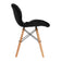 4Rico Cosmetic chair QS-186 black velvet
