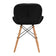 4Rico Cosmetic chair QS-186 black velvet