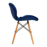4Rico cosmetische stoel QS-186 marineblauw fluweel