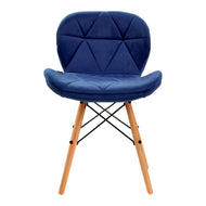 4Rico cosmetische stoel QS-186 marineblauw fluweel
