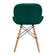 Fauteuil cosmétique 4Rico QS-186 velours vert