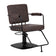 Gabbiano hairdressing chair Katania Loft Old Leather dark brown