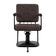 Gabbiano hairdressing chair Katania Loft Old Leather dark brown