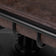 Gabbiano hairdressing chair Katania Loft Old Leather dark brown