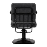 Gabbiano Katania Loft Old Leather hairdressing chair black