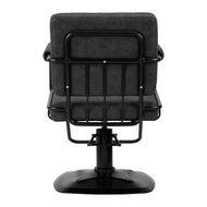 Gabbiano Katania Loft Old Leather hairdressing chair black