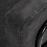 Gabbiano Katania Loft Old Leather hairdressing chair black