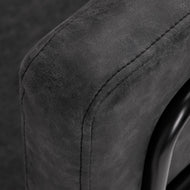 Gabbiano Katania Loft Old Leather hairdressing chair black