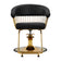 Hair System hairdressing chair Lile gold black