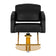 Hairdressing chair Gabbiano Turyn black gold