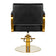 Gabbiano hairdressing chair Genua gold black