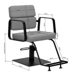 Gabbiano Porto-BM hairdressing chair black gray